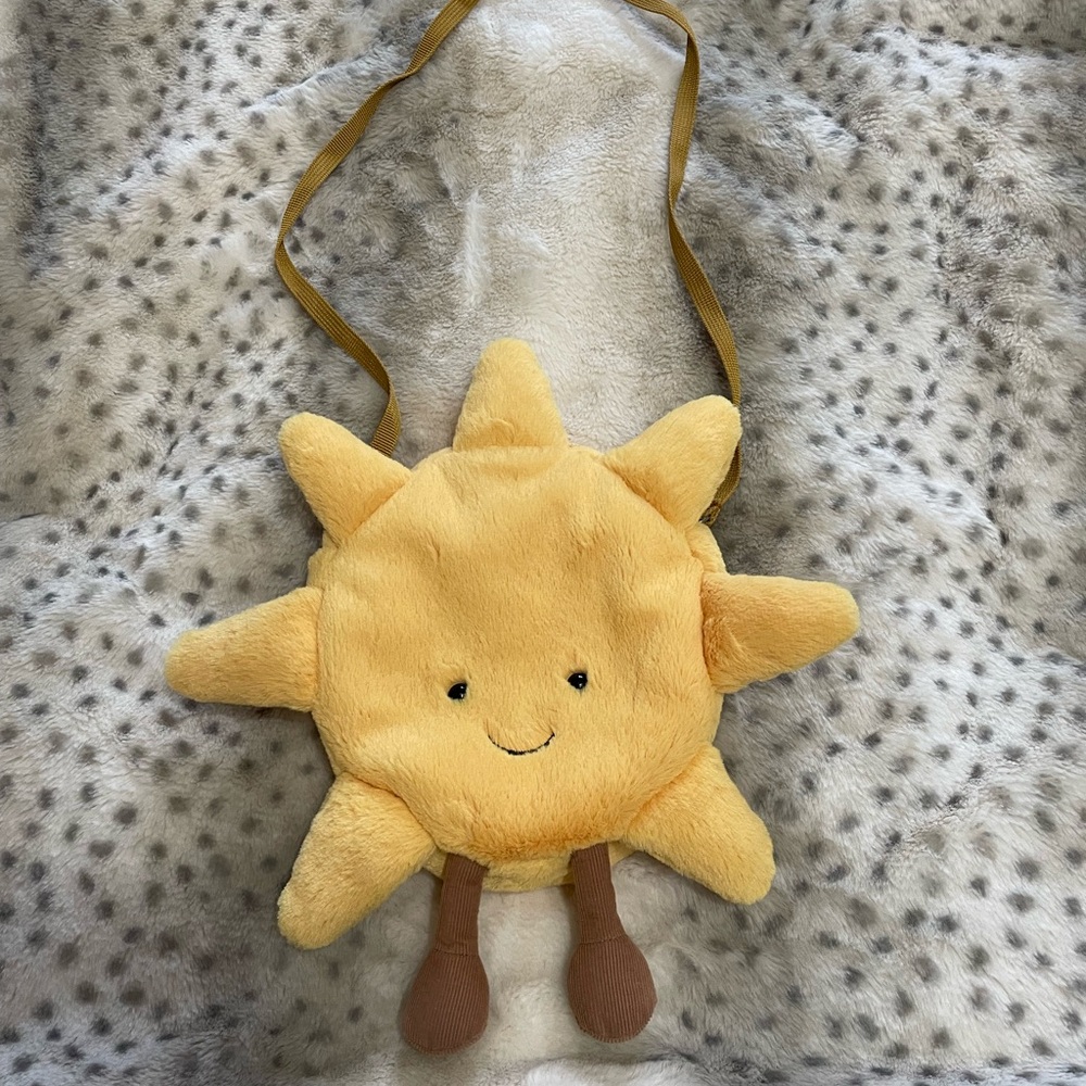 Jellycat London Sun Sunny Plush Shoulder Bag for Kids